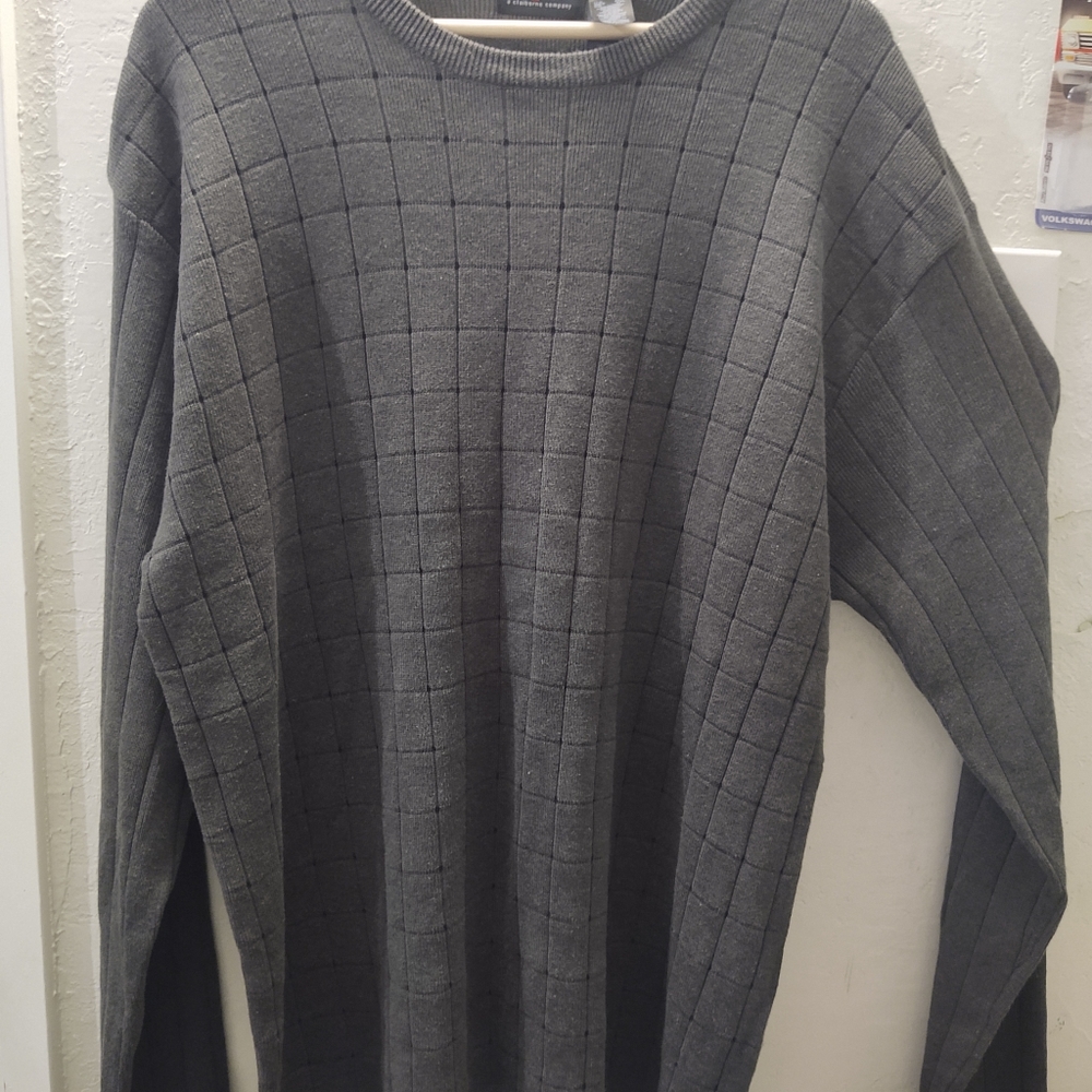 Axcess A Claiborne Company Men's Sweater Size XXL Gray Sweater